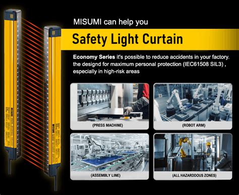 Safety Light Curtains | Sensor | MISUMI India