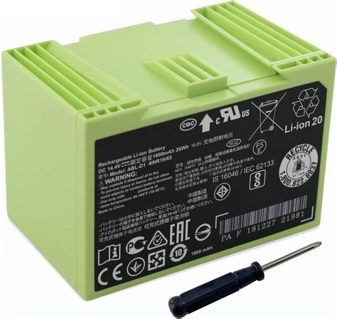 Amazon.com: IFRESEM Replacement Lithium Ion Battery ABL-D1 for iRobot ...