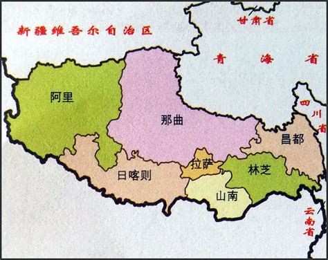 西藏地图简图_西藏地图库