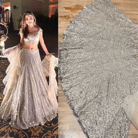 White Lehenga Choli with Embroidery Sequence - manmohitfashion.com ...