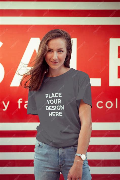 Premium PSD | Women T shirt Mockup Women Tshirt Template Editable Logo ...