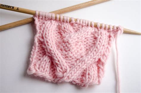 Image result for Cable Knit Heart Pattern