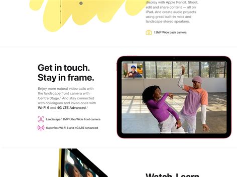 Apple iPad (10th Generation): with A14 Bionic chip, 27.69 cm (10.9 ...