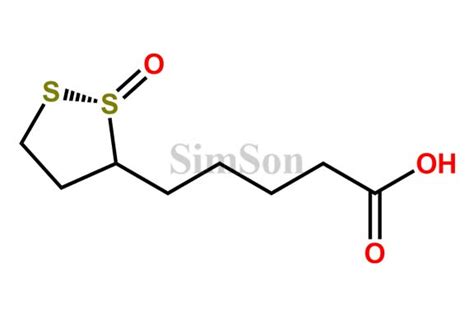 Thioctic Acid S-Lipoic Acid Monosulfoxide | CAS No- NA | Simson Pharma ...