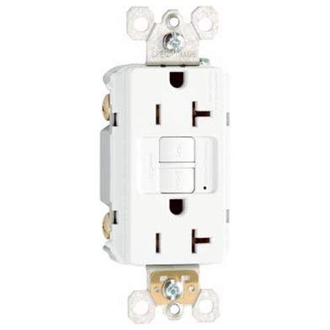 Legrand 2097WCCD12 Pass & Seymour GFCI Outlet, Heavy Duty, 20A, White ...