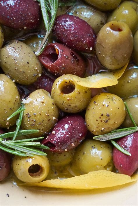 Mediterranean Marinated Olives - Nikki Vegan | Recipe | Olive recipes ...