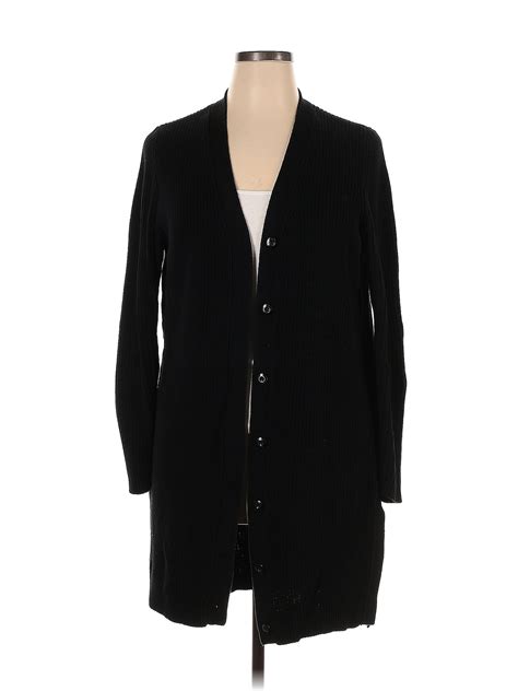 CAbi 100% Cotton Solid Black Cardigan Size XL - 61% off | ThredUp