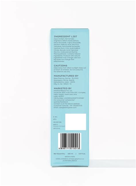 Clarifying Acne Cleanser with 2% Salicylic Acid - 100 ml – HYPHEN