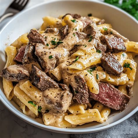 Creamy Steak Pasta Recipe
