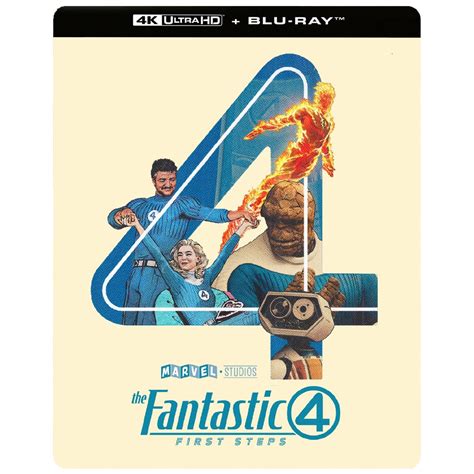 The Fantastic Four: First Steps (2025) (4K UHD + Blu-ray) Steelbook ...