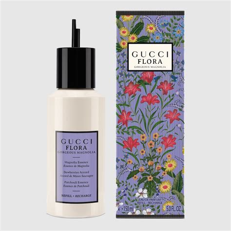 Gucci Flora Gorgeous Magnolia, 150ml, eau de parfum refill in eau de ...