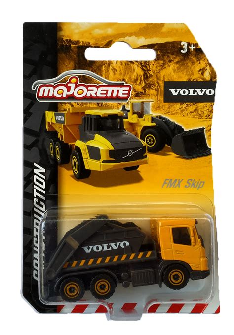 Majorette Construction Volvo FMX Skip - Yellow / Black - 2022 Card ...