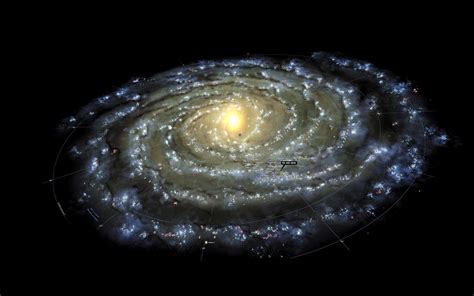 Milky Way Solar System Map 的图像结果