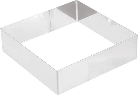 Buy Rinkle Tendz Stainless Steel Square Cake Sponge Cutting Ring ...
