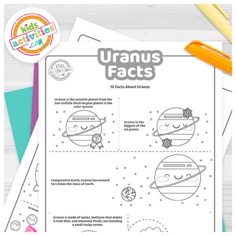 Fun Uranus Facts For Kids To Print and Learn | Kids Activities Blog