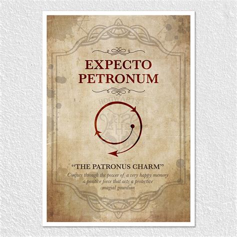 Expecto Patronum Movies Poster - Patronus Charm Art