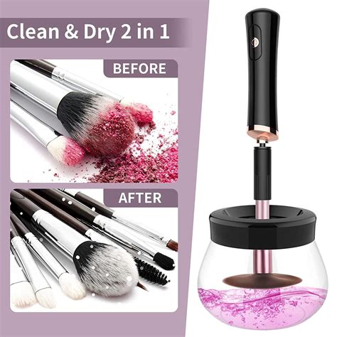 Automatic Makeup Brush Cleaner