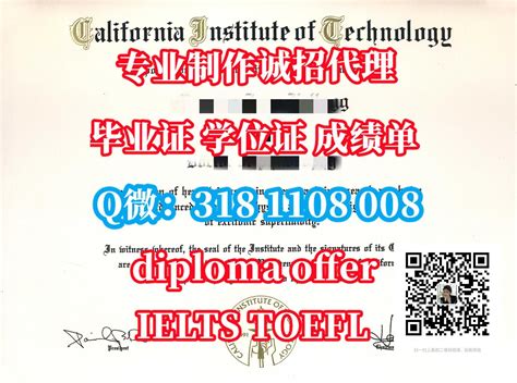 5.精仿CalTech毕业证书QQ/WeChat:318 1108 008 制作加州理工学院offer办CIT假文凭证书办CalTech毕业证 ...