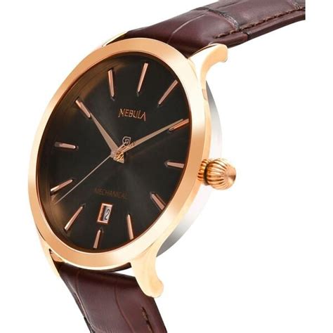 Buy Online Titan Nebula Abhiyant 18k Pink Gold Hand-Wound Mechanical ...