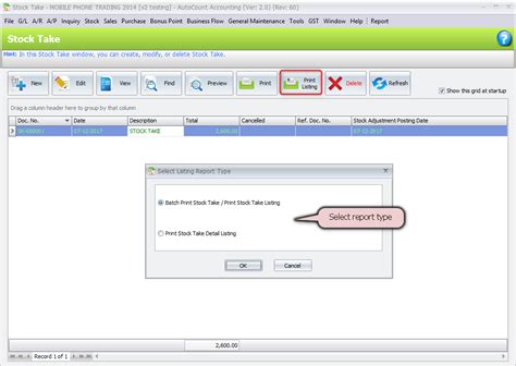 Image result for Autocount Stock Group Tutorial