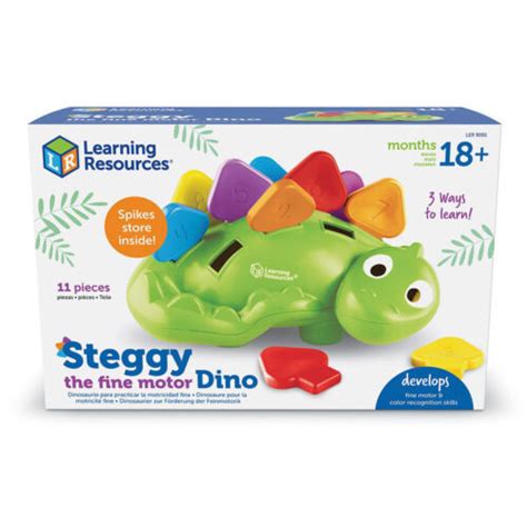 Buy Learning Resources Steggy The Fine Motor Skills Dinosaur Colour and ...