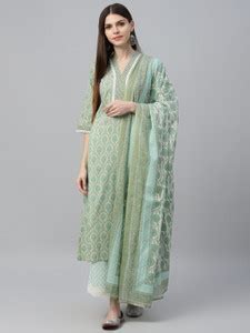 GERUA by Libas Women Kurta Palazzo Dupatta Set - Buy GERUA by Libas ...
