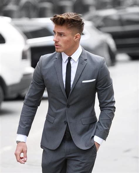 Grey Wedding Suit 的图像结果