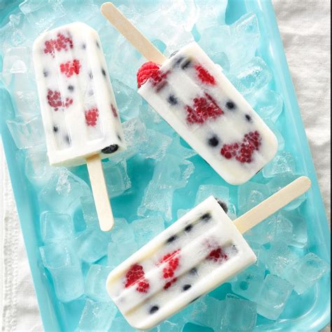 Berry White Ice Pops | Recipe Cart | Recipe Cart