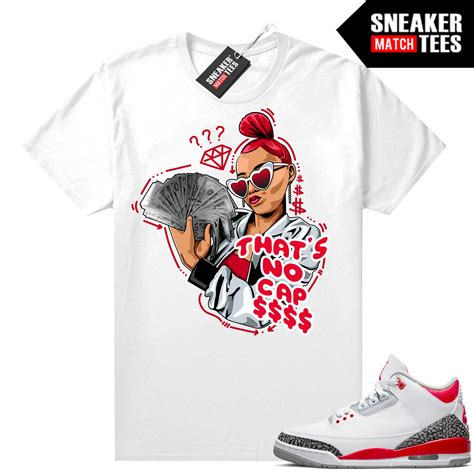Fire red 3s match shirts | Fire Red Sneaker tees