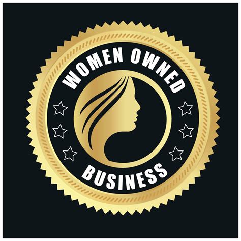 Women Owned Logo. Women Owned vector logo design. Women Owned business logo, Women owned badge ...