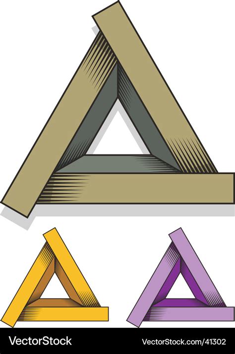 Image result for Impossible Triangle Vector