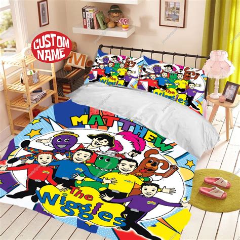 Personalized the Wiggles Bedding Set Big Red Car Quilt - Etsy