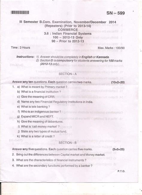 Exam November 2014, questions - SN 599 Ill Semester B. Examination ...