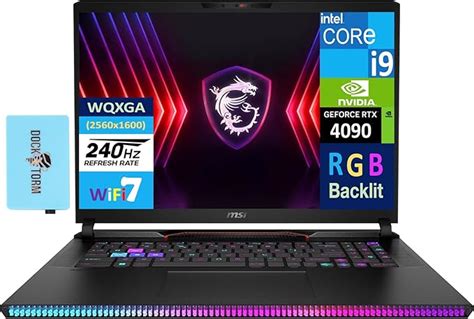 MSI Raider GE78HX Gaming Laptop 17" WQXGA 240Hz (24-Core 14th Gen Intel ...