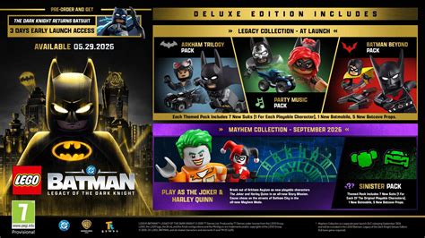 LEGO Batman: Legacy of the Dark Knight Deluxe Edition (Switch 2) - Pelimies