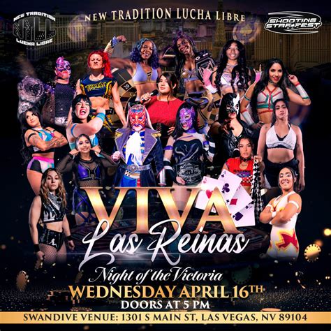 VIVA LAS REYNAS LUCHA LIBRE/ PRO WRESTLING Tickets | Boletos - Swan ...