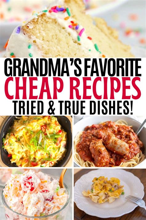 13 of Grandma's Favorite Cheap Recipes - Retro Housewife Goes Green
