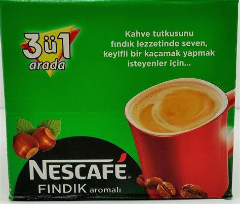 Nestle Nescafe 3 in 1 Instant Coffee with Hazelnut Aroma India | Ubuy