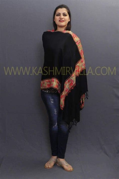 Sozni Work Stoles | Hand-woven Kashmiri Stole | Multicolor Stole