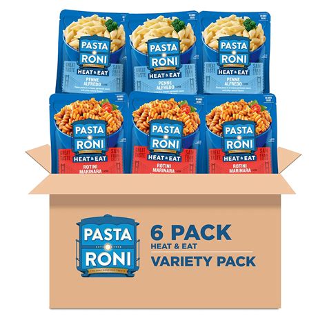Amazon.com : Pasta Roni Heat & Eat, 2 Flavor Variety Pack, 8.8oz ...