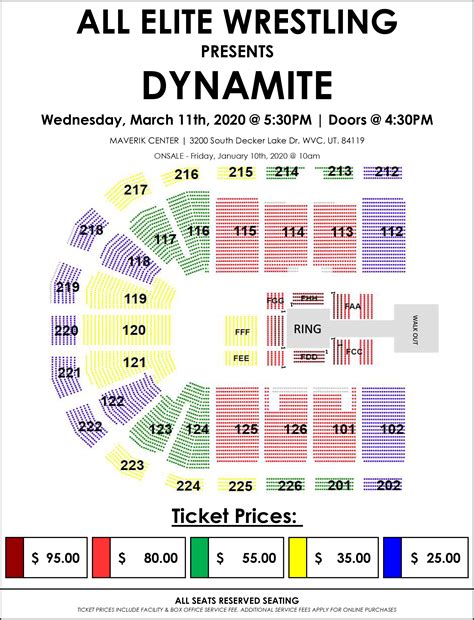 Maverik Center: Details