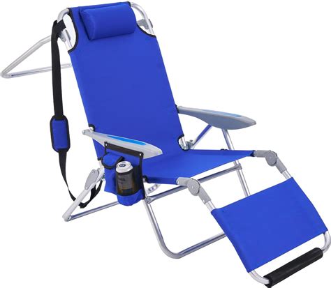 Veado Portable Beach Chair for Adults, Outdoor Camping Chair Lay Flat ...