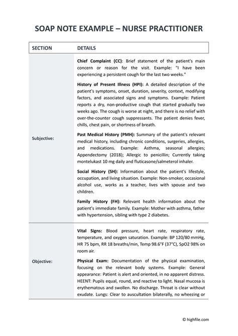 Image result for Nursing Soap Note Documentation Examples