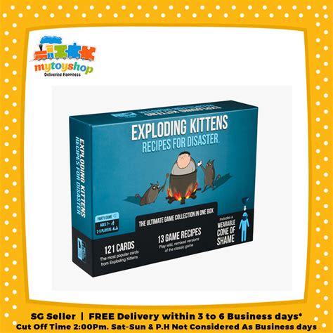 Image result for Exploding Kittens Recipe for Disaster