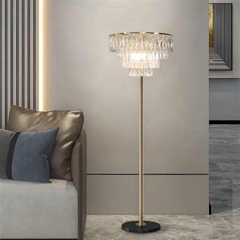 Crystal Floor Lamp Living Room