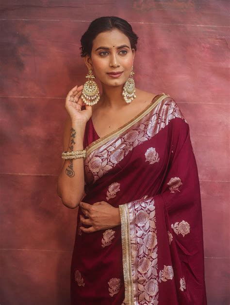 Buy Maroon Colour Sarees Online at Best Price