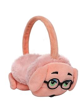 FabSeasons Girl's Faux Fur Winter Wear Ear Muffs/Warmer (Peach, Free ...
