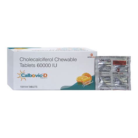 CALBOVIC-D Tablets INTRA LIFE