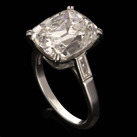 Hancocks 8.88ct Old Mine Brilliant Cut Diamond Ring In Platinum ...