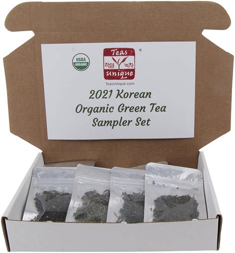 Teas Unique 2021 Korean Organic Green Tea Sampler | Ubuy India